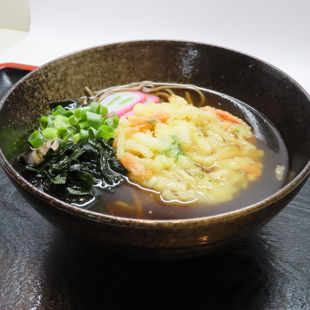 えび入りかき揚げうどん又はそば単品